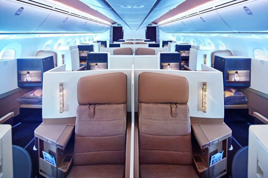 Etihad Business class, business class,